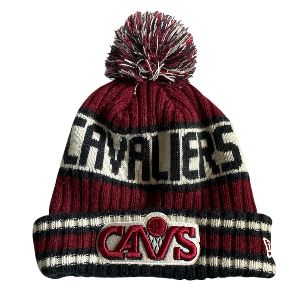 New Era Cleveland Cavaliers Pom-Pom Beanie